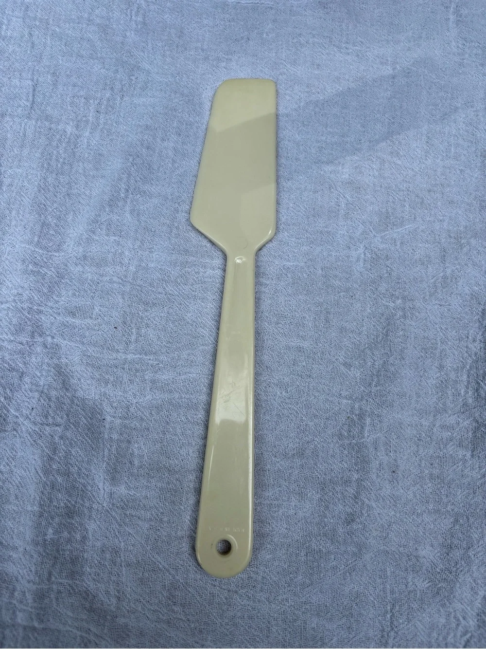 Vintage Norplac Vinyl Serving Utensil Cake Pie Serving Spatula Blue Flower Desig